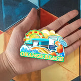 Kühlschrankmagnet für Orange Beach Alabama USA 377
