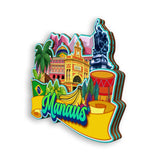 Магнит на холодильник Манаус, Бразилия, 1902 г.