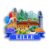Refrigerator Magnet for Lille France  1363