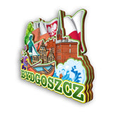 Refrigerator Magnet for Bydgoszcz Poland  2126