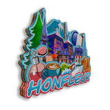 Refrigerator Magnet for Honfleur France  2632