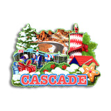 Refrigerator Magnet for Cascade Colorado USA  284