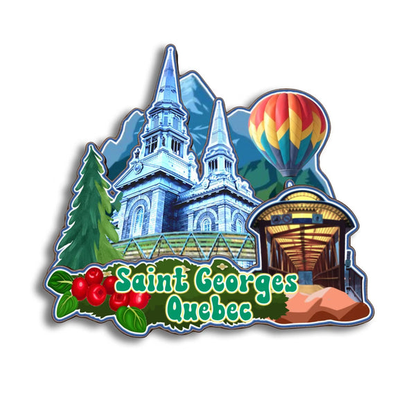 Refrigerator Magnet for Saint Georges Quebec Canada  123