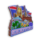 Refrigerator Magnet for Sheffield UK  1477