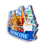 Магнит на холодильник для Москвы Россия 2518