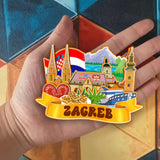 Refrigerator Magnet for Zagreb Croatia  2214