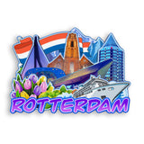 Refrigerator Magnet for Rotterdam Netherlands  1973