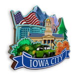 Refrigerator Magnet for Iowa City Iowa USA  941