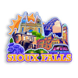 Refrigerator Magnet for Sioux Falls South Dakota USA  1138