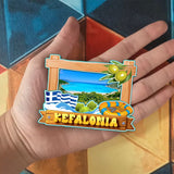 Refrigerator Magnet for Kefallinia Greece  1762