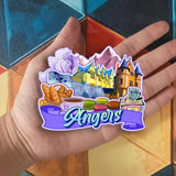 Refrigerator Magnet for Angers France  2588