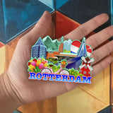 Refrigerator Magnet for Rotterdam Netherlands  1972