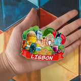 Refrigerator Magnet for Lisbon Portugal  1936