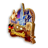 Refrigerator Magnet for Brussels Belgium  2004