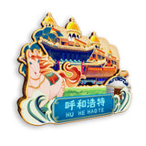 Refrigerator Magnet for Hohhot, Inner Mongolia, China  450