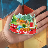 Refrigerator Magnet for Odense Denmark  2071