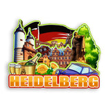 Refrigerator Magnet for Heidelberg Germany  1189