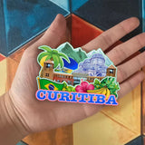 Магнит на холодильник для Куритибы, Бразилия, 1914 г.