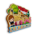 Refrigerator Magnet for Debrecen Hungary  2145