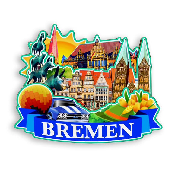 Refrigerator Magnet for Bremen Germany  1184