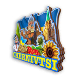Refrigerator Magnet for Chernivtsi Ukraine  2395