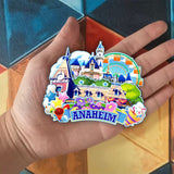 Refrigerator Magnet for Anaheim California USA  254
