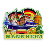 Kühlschrankmagnet für Mannheim Deutschland 1200