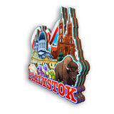 Refrigerator Magnet for Bialystok Poland  2129