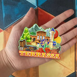 Kühlschrankmagnet für Terrassa, Spanien 1523