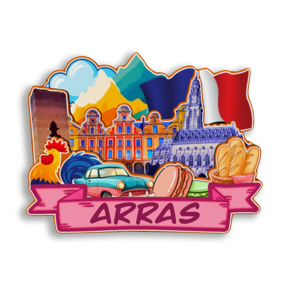 Refrigerator Magnet for Arras France  2635