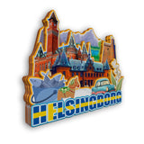 Kühlschrankmagnet für Helsingborg Schweden 2175