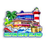 Refrigerator Magnet for Hilton Head Island South Carolina USA  1136