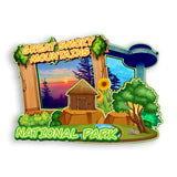 Refrigerator Magnet for Great Smoky Mountains National Park Tennessee USA  1166