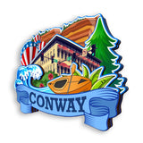 Kühlschrankmagnet für Conway Arkansas USA 339