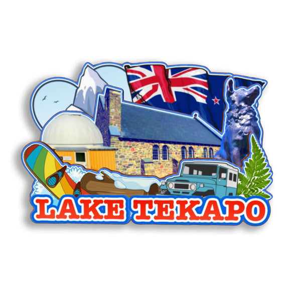 Refrigerator Magnet for Lake Tekapo New Zealand  2756