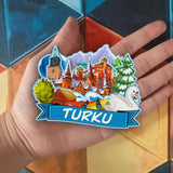 Refrigerator Magnet for Turku Finland  2335