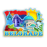 Refrigerator Magnet for Belgrade Serbia  2510