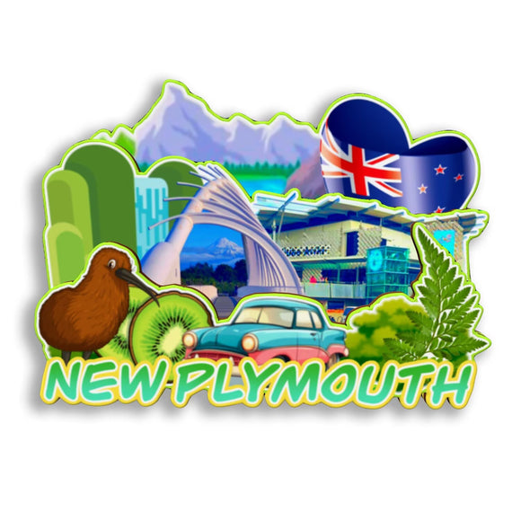 Refrigerator Magnet for New Plymouth New Zealand  2735