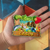 Kühlschrankmagnet für Lagos, Portugal 1957