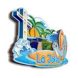 Kühlschrankmagnet für La Jolla, Kalifornien, USA 264