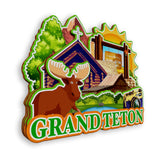 Магнит на холодильник для Гранд-Титон, Вайоминг, США, 929