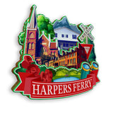 Refrigerator Magnet for Harpers Ferry West Virginia USA  910