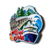 Магнит на холодильник для Сент-Джона, Ньюфаундленд, Канада 122