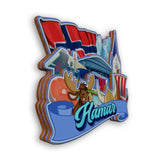 Kühlschrankmagnet für Hamar Norwegen 2286