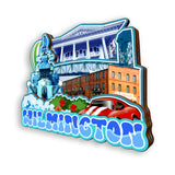 Refrigerator Magnet for Wilmington North Carolina USA  1089