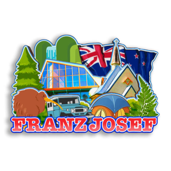 Refrigerator Magnet for Franz Josef New Zealand  2771