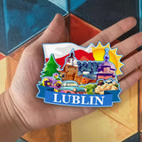 Refrigerator Magnet for Lublin Poland  2119