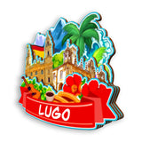 Kühlschrankmagnet für Lugo, Spanien 1550