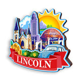Refrigerator Magnet for Lincoln Nebraska USA  1038