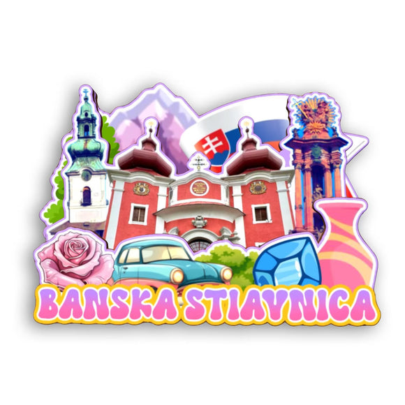 Refrigerator Magnet for Banska Stiavnica Slovakia  2376